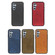 Samsung Galaxy A54 5G Accurate Hole Two-color Calf Texture PU Phone Case - Green