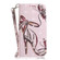 Samsung Galaxy A54 5G 3D Colored Pattern Flip Leather Phone Case - Butterfly High-heeled