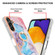 Samsung Galaxy A54 5G Electroplating Pattern IMD TPU Shockproof Phone Case with Ring Holder - Blue Marble