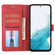 Samsung Galaxy A54 5G Classic Wallet Flip Leather Phone Case - Red