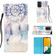 Samsung Galaxy A54 5G 3D Painting Horizontal Flip Leather Phone Case - Dream Wind Chimes