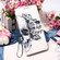 Samsung Galaxy A54 5G 3D Painting Horizontal Flip Leather Phone Case - Skull