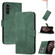 Samsung Galaxy A54 5G Cubic Skin Feel Flip Leather Phone Case - Green
