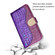 Samsung Galaxy A54 5G Laser Glitter Powder Crocodile Texture Leather Phone Case - Purple