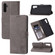 Samsung Galaxy A54 5G Embossed Happy Cat Pattern Flip Leather Phone Case - Grey