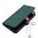 Samsung Galaxy A54 5G Side Buckle Double Fold Hand Strap Leather Phone Case - Dark Green