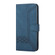 Samsung Galaxy A54 5G Cubic Skin Feel Flip Leather Phone Case - Blue