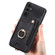 Samsung Galaxy A54 5G Retro Skin-feel Ring Multi-card Wallet Phone Case - Black