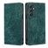 Samsung Galaxy A54 5G RFID Anti-theft Brush Magnetic Leather Phone Case - Green