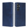 Samsung Galaxy A54 5G Cow Texture Magnetic Leather Phone Case - Blue