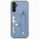 Samsung Galaxy A54 5G Wristband Kickstand Wallet Back Phone Case with Tool Knife - Blue