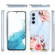 Samsung Galaxy A54 5G Transparent Painted Phone Case - Pink Rose