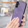 Samsung Galaxy A54 5G ENKAY Retro Leather Skin PC Phone Case with High Aluminum-silicon Glass Film - Black