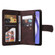 Samsung Galaxy A54 5G Skin Feel Multi-Card Wallet Zipper Leather Phone Case - Brown