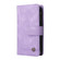 Samsung Galaxy A54 5G Skin Feel Multi-Card Wallet Zipper Leather Phone Case - Purple
