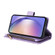Samsung Galaxy A54 5G Skin Feel Multi-Card Wallet Zipper Leather Phone Case - Purple