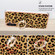 Samsung Galaxy A54 5G Electroplating Dual-side IMD Phone Case with Ring Holder - Leopard Print
