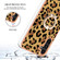 Samsung Galaxy A54 5G Electroplating Dual-side IMD Phone Case with Ring Holder - Leopard Print