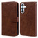 Samsung Galaxy A54 5G Skin Feeling Oil Leather Texture PU + TPU Phone Case - Brown