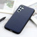 Samsung Galaxy A54 5G Accurate Hole Lambskin Texture Genuine Leather Phone Case - Blue