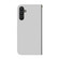Samsung Galaxy A54 5G Imitated Mirror Surface Flip Leather Phone Case - Silver