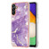Samsung Galaxy A54 5G Electroplating Marble IMD TPU Phone Case - Purple 002