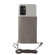 Samsung Galaxy A54 5G Crossbody Lanyard Wallet Card Bag Phone Case - Grey Samsung Galaxy A54 5G Crossbody Lanyard Wallet Card Bag Phone Case - Grey