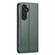 Samsung Galaxy A54 5G AZNS Magnetic Calf Texture Flip Leather Phone Case - Dark Green