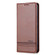 Samsung Galaxy A54 5G AZNS Magnetic Calf Texture Flip Leather Phone Case - Dark Brown