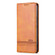 Samsung Galaxy A54 5G AZNS Magnetic Calf Texture Flip Leather Phone Case - Light Brown