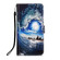 Samsung Galaxy A54 5G Colored Drawing Pattern Plain Weave Leather Phone Case - Waves And Sun Samsung Galaxy A54 5G Colored Drawing Pattern Plain Weave Leather Phone Case - Waves And Sun