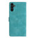 Samsung Galaxy A54 5G Flower Butterfly Embossing Pattern Leather Phone Case - Sky Blue