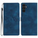 Samsung Galaxy A54 5G Flower Butterfly Embossing Pattern Leather Phone Case - Blue