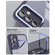 Samsung Galaxy A54 5G Invisible Lens Bracket Matte Transparent Phone Case - White