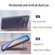Samsung Galaxy A54 5G Invisible Lens Bracket Matte Transparent Phone Case - White