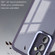 Samsung Galaxy A54 5G Invisible Lens Bracket Matte Transparent Phone Case - White
