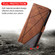 Samsung Galaxy A54 5G Skin Feel Splicing Horizontal Flip Leather Phone Case - Brown