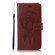 Samsung Galaxy A54 5G Global Wind Chime Owl Embossing Pattern Leather Phone Case - Brown