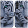 Samsung Galaxy A54 5G Coloured Drawing Flip Leather Phone Case - Tiger