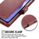 Samsung Galaxy A54 5G GOOSPERY BLUE MOON Crazy Horse Texture Leather Phone Case - Wine Red