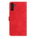 Samsung Galaxy A54 5G Flower Embossing Pattern Leather Phone Case - Red