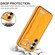 Samsung Galaxy A54 5G Non-slip Full Coverage Ring PU Phone Case with Wristband - Orange