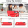 Samsung Galaxy A54 5G Non-slip Full Coverage Ring PU Phone Case with Wristband - Red