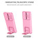 Samsung Galaxy A54 5G Stereoscopic Holder Sliding Camshield Phone Case - Pink