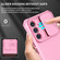 Samsung Galaxy A54 5G Stereoscopic Holder Sliding Camshield Phone Case - Pink