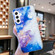 Samsung Galaxy A54 5G IMD Shell Pattern TPU Phone Case - Sky Blue Purple Marble