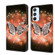 Samsung Galaxy A54 5G Crystal 3D Shockproof Protective Leather Phone Case - Crystal Butterfly