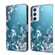 Samsung Galaxy A54 5G Crystal 3D Shockproof Protective Leather Phone Case - Plum Flower
