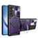 Samsung Galaxy A54 5G CD Texture Sliding Camshield Magnetic Holder Phone Case - Purple