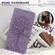 Samsung Galaxy S23 Ultra 5G Tree & Deer Pattern Pressed Printing Horizontal Flip Leather Phone Case - Purple
